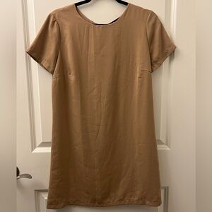 Lulus Size small, tan shirt dress